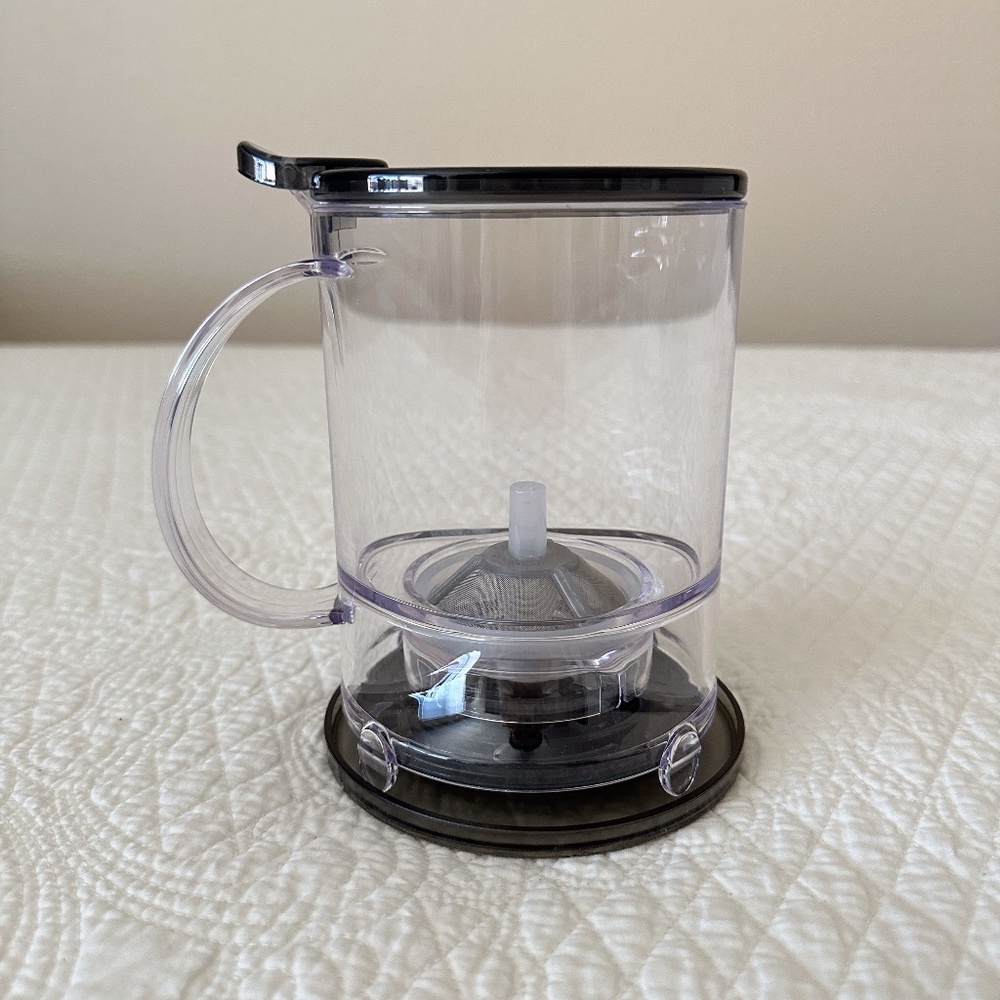 Teavana Perfectea Tea Maker Black Loose Leaf Brewer 16oz